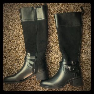Franco Sarto Black Boots